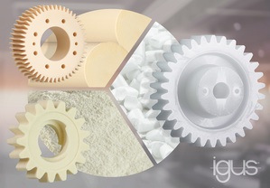 为了经济高效地批量生产耐磨齿轮，除了机械加工和3D列印，igus现在还提供射出成型生产。（source：igus GmbH）