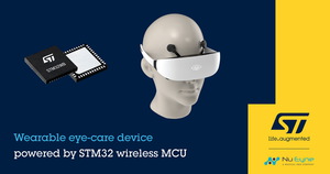 Nu Eyne穿戴式眼部治療設備採用意法半導體的STM32無線微控制器
