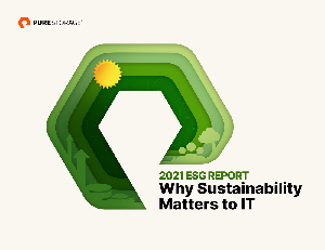 Pure Storage發布首份ESG報告書，公開評鑑結果並設立多項目標協助客戶達成永續經營。