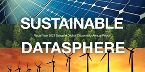 Seagate發表全球公民年度報告，積極減少特定溫室氣體的排放量，實現永續資料領域。