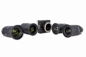 高解析度boost相机配备安森美(onsemi) XGS系列影像感测器，搭配Basler的CoaXPress (CXS) 应用专属标准镜头产品线特制F-Mount镜头。