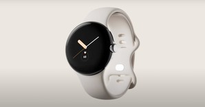 Google智慧手表Pixel Watch将整合Google收购的Fibit健康软体App。(source: Google)