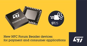 意法半導體最新的NFC讀取器加速支付與消費性應用設計