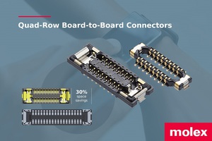 Molex Quad-Row板對板連接器