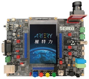 AT-SURF-F437体验板配备3.5-inch 320x480 TFT-LCD