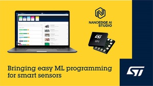 意法半导体更新 NanoEdge AI Studio，支援在智慧感测器上之装置端机器学习和推理
