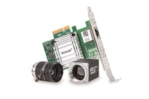 Basler 5GigE 产品组合的 ace 2 Basic 相机、Premium 镜头 C23 及 1通道10GigE 介面卡