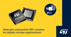 意法半导体新一代NFC晶片有效简化数位车钥匙系统认证流程