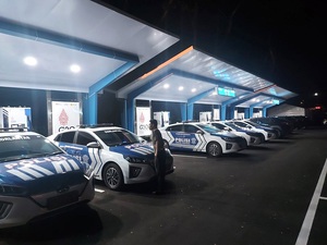 台达与印尼国营电力公司、印尼国家石油公司、印尼现代汽车（Hyundai）合作，成功为印尼??里岛所举行的G20和B20高峰会提供电动车充电方案