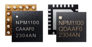 Nordic宣佈nPM1100電源管理IC系列增加三款新產品，該系列產品僅採用超小型2.1 x 2.1 mm晶片級封裝（CSP）規格