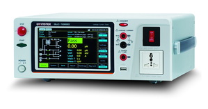 固緯電子新一代洩漏電流測試儀GLC-10000，滿足一般電子儀器、照明及醫療電子設備的測量需求。
