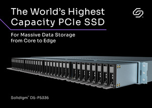 Solidigm推出大容量PCIe SSD