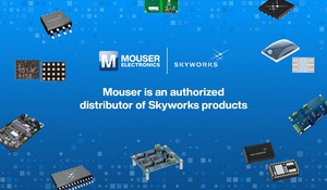 貿澤電子（Mouser Electronics）供貨Skyworks Solutions公司創新產品。