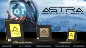 Astra AI原生物聯網平台包括高度整合的Linux和Android SoC 和開發套件，針對消費性、企業和工業應用最佳化，提供「開箱即用」的邊緣AI體驗。