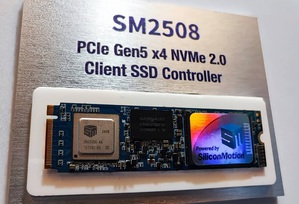 SM2508 PCIe Gen5 x4 NVMe 2.0 SSD控制晶片