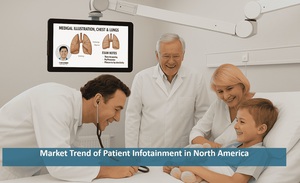 安勤美国两款医疗级平板电脑HID-1540与HID-2340具有无风扇架构，专为病床端设计，系统具备高度扩充性，可整合於现有的医院资讯架构，满足病患与医护双方的多元需求。