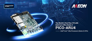 研扬科技发表全球首款搭载 Intel Core Ultra（第 2 代，代号 Arrow Lake）平台的 Pico-ITX 单板电脑PICO-ARU4。