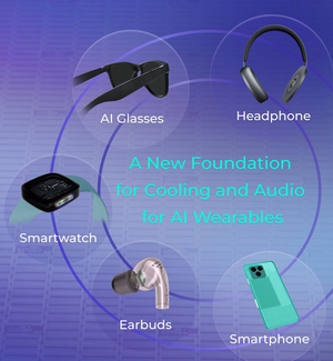 xMEMS將於CES 2026展示μCooling空氣幫浦晶片及Sycamore全球首款矽基MEMS揚聲器,為新一代AI穿戴式裝置注入強勁動能。