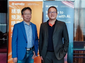 Palo Alto Networks 台湾区总经理 尤惠生 (右)、台湾技术总监 萧松瀛 (左)